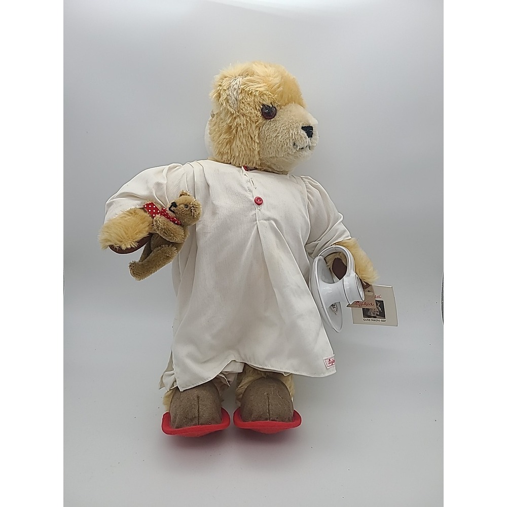SigiKids Gut-Nacht_Bar Good Night Bear Germany German Plush Bear 17 in Rare Tags